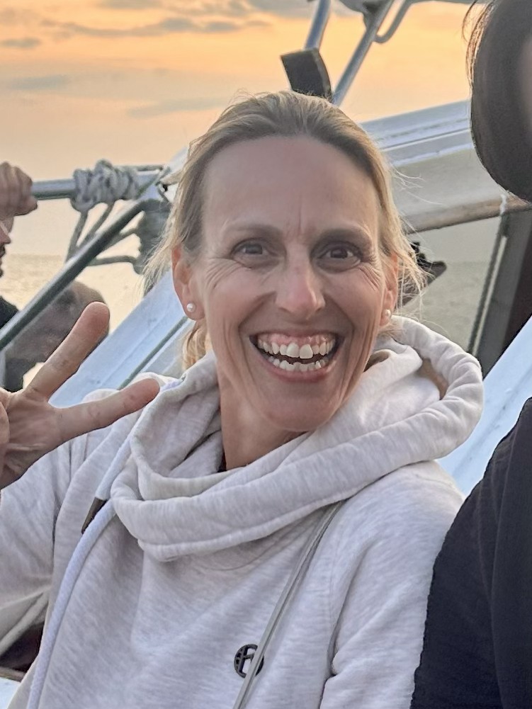 Verena Reisacher lachend
